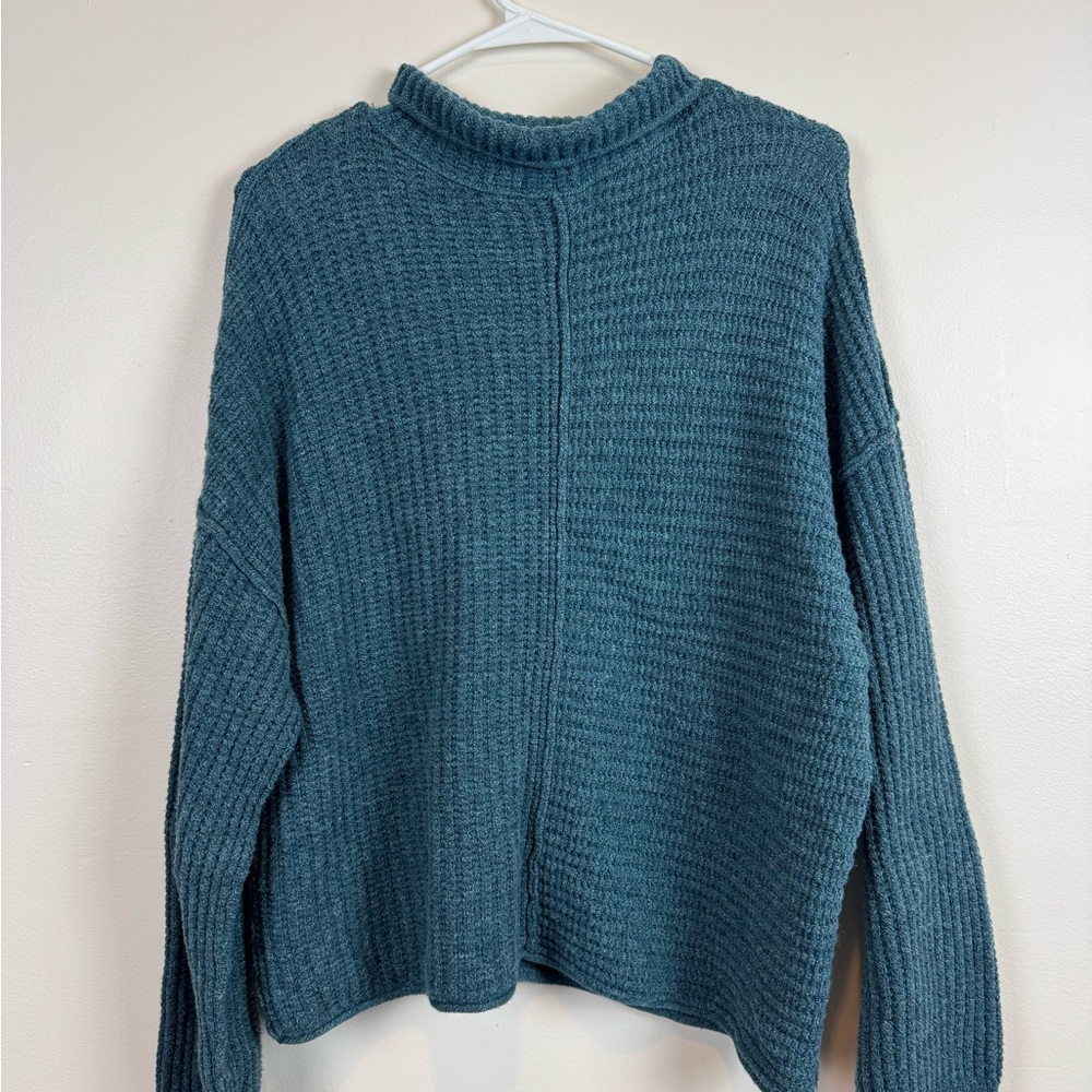Sonoma Teal Cowl Neck Sweater
